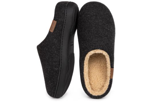 VeraCosy Women's Classic Suede Memory Foam Slippers