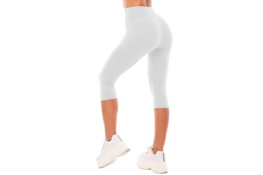 SINOPHANT High Waisted Capri 3/4 Length Leggings for Women