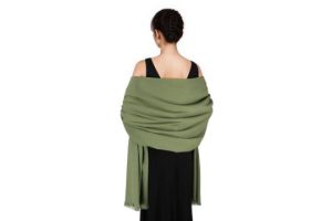 SWAT PANY Ladies Scarf Green Scarfs for Women Pashmina