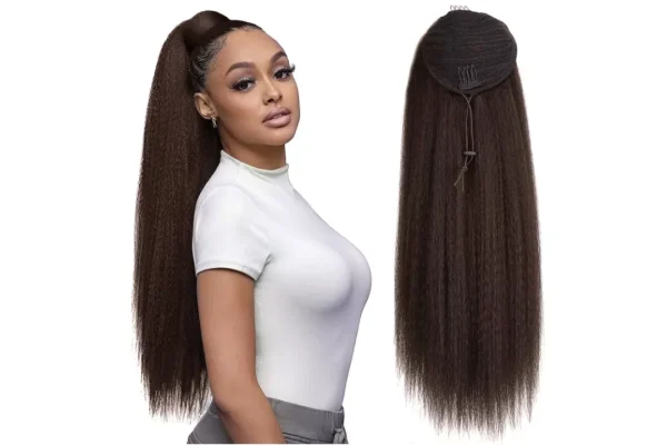 PORSMEER Long Straight Drawstring