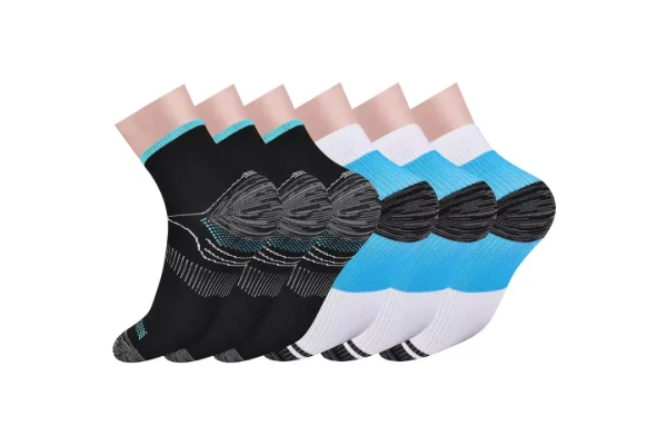 Pnosnesy 5 Pairs Compression Socks for Men & Women