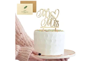 15X RRP £5.45 Mr and Mrs Cake Topper Mr and Mrs Cake Topper