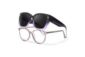 16X RRP £15.41 LVIOE Over Glasses Sunglasses for Women Polarised UV400 Protection LVIOE Over Glasses Sunglasses for Women Polarised UV400 Protection