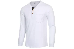 APTRO Mens Long Sleeve T Shirts Casual Tops Henley Shirt
