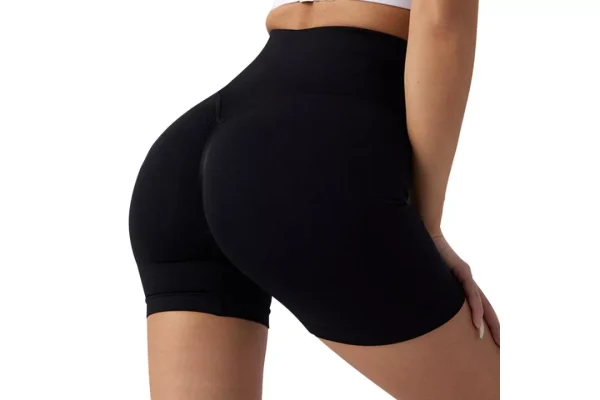 High Waist Black Shorts for Women