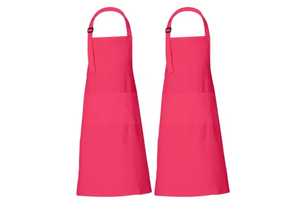 RAJRANG Cotton Kitchen Chef Aprons Set Of 2.