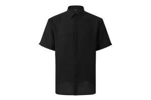 2X RRP £19.19 YFFUSHI Mens Short Sleeve Shirt Smart Summer Loose YFFUSHI Mens Short Sleeve Shirt Smart Summer Loose