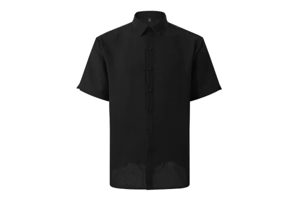 YFFUSHI Mens Short Sleeve Shirt Smart Summer Loose