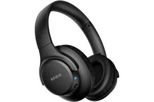 2X RRP £20.82 KVIDIO Bluetooth Headphones Over Ear KVIDIO Bluetooth Headphones Over Ear