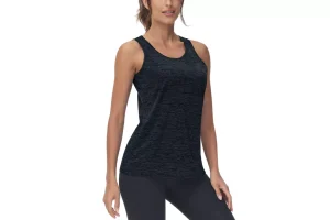 TACVASEN Women's Activewear Gym Vest Breathable Lightweight