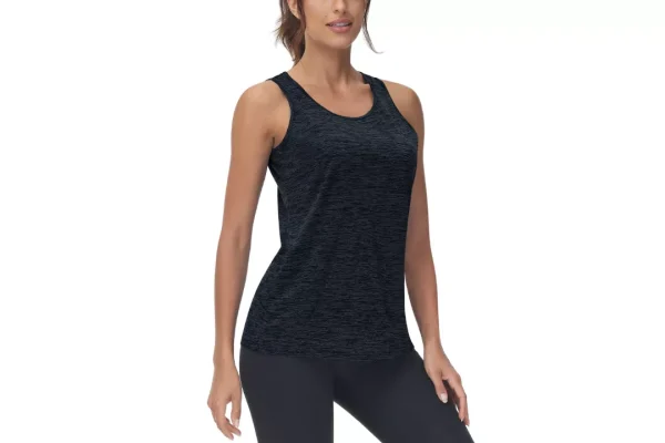 TACVASEN Women's Activewear Gym Vest Breathable Lightweight