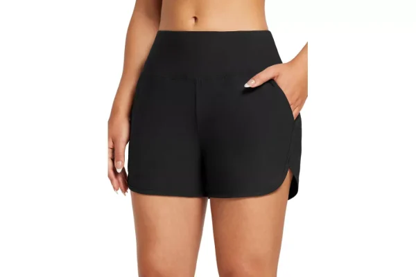 Baleaf Swim Shorts Women 5inch High Waisted Swimming Costume
