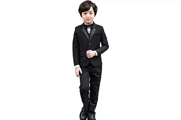 LOLANTA Boys Page Boy Suit Tuxedo - Formal Slim Fit Suit for Weddings