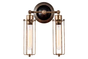 2X RRP £35.99 GLADFRESIT Vintage Wall Lights Adjustable Socket Industrial GLADFRESIT Vintage Wall Lights Adjustable Socket Industrial