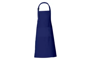 RAJRANG Blue Cotton Apron 2 Large Pockets Cooks Kitchen