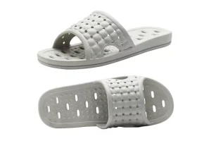 Czgcpyc Shower Shoes Quick Dry Non Slip Bath Slippers Grey EU 43-44