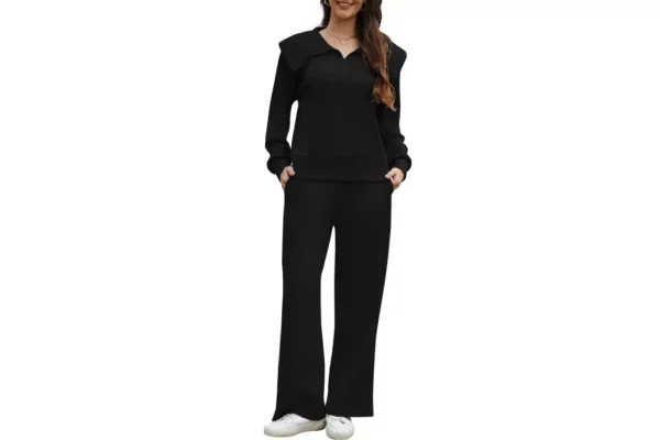 Joligiao Tracksuit Womens Full Set Two Piece Lounge Set