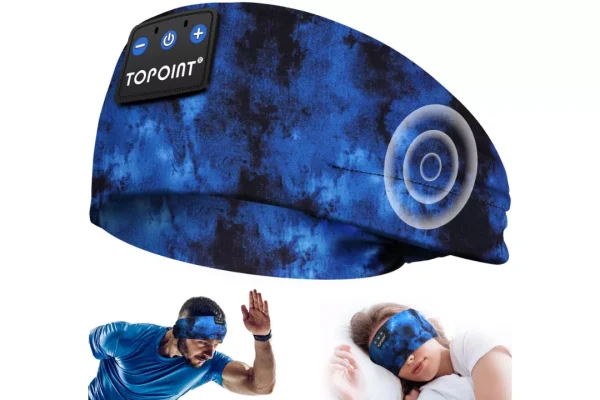 TOPOINT Sleep Headphones Bluetooth 5.4 Headband