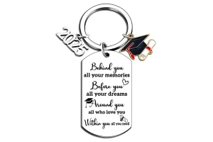 3X RRP £3.91 Overstock-BOOMTOP 2025 Graduation Keyring Gifts Inspirational BOOMTOP 2025 Graduation Keyring Gifts Inspirational