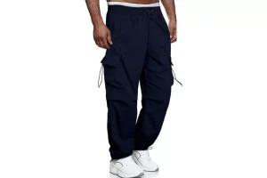 3x RRP £36.74 Meilicloth Men's Cargo Trousers Casual Tracksuit Bottoms Meilicloth Men's Cargo Trousers Casual Tracksuit Bottoms