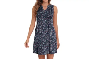 4X RRP £12.23 GRECERELLE Women's Summer Dresses Casual Sleeveless
