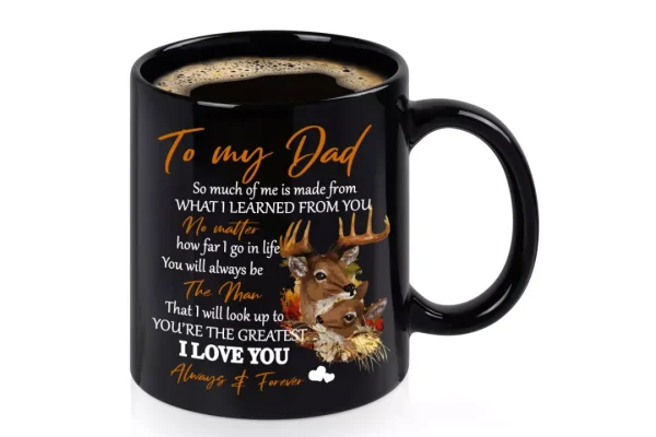 Mewgulfs Dad Deer 330ml Ceramic Mug