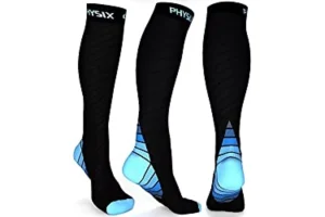 5X RRP £15.91 Physix Gear Compression Socks for Men & Women 20-30 mmhg Physix Gear Compression Socks for Men & Women 20-30 mmhg