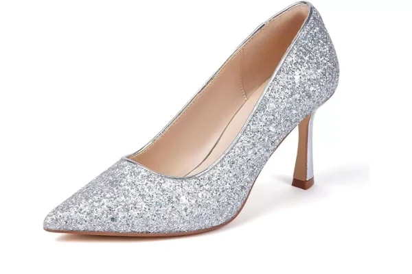 Zhabtuc Women's Pumps High Heel 4 Inch