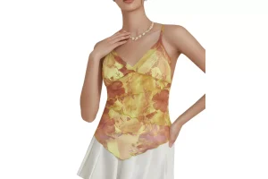 6 xRRP £11.99 Fexofao Women's Y2k Floral Cami Tops Fexofao Women's Y2k Floral Cami Tops
