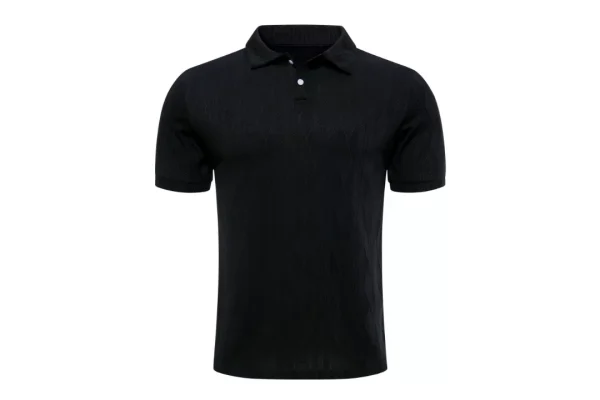 ALISISTER Men's Polo Shirt Short Sleeve Dark Blue Polo