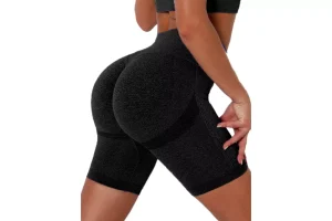 RIOJOY Scrunch Seamless Cycling Shorts for Women High