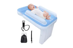 Blublu Park Inflatable Airplane Bed for Toddler