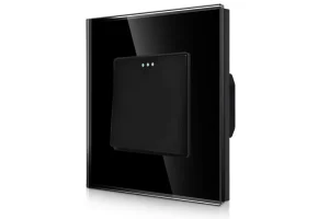 CNBINGO Rocker Button Light Switch 1 Gang 2 Way Glass Light Switch, Modern Tempered Glass Wall Panel with Phosphor Dots, Black Total RRP £8.66 CNBINGO Rocker Button Light Switch 1 Gang 2 Way Glass Light Switch