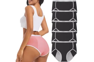 Sunvivid Womens Period Pants Cotton Menstrual Underwear