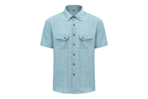 RRP £12.23 YFFUSHI Mens Short Sleeve Dress Shirt Casual Summer YFFUSHI Mens Short Sleeve Dress Shirt Casual Summer