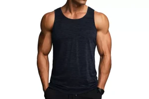 MAGCOMSEN Round Neckline Sleeveless Vests Lightweight