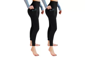 Leafigure 2 Pack Gym Leggings for Women High Waist