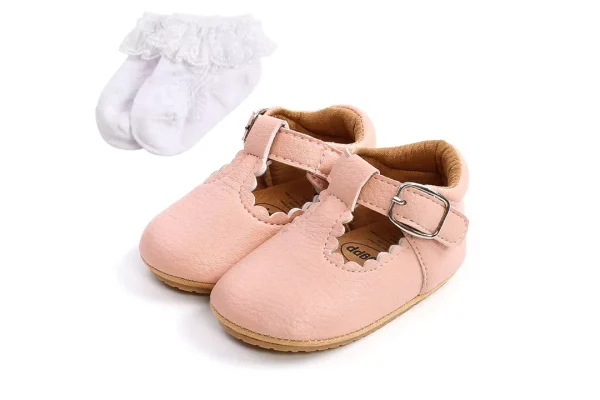 Baby Anti-Slip First Walking Shoes Baby Boys Girls.