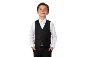 RRP £17.98 LOLANTA Boys Black Waistcoat for Wedding LOLANTA Boys Black Waistcoat for Wedding