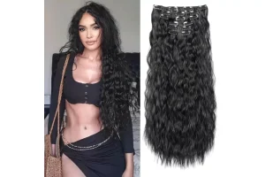 Flyroseing Halos Hair Extension with Transparent Wire