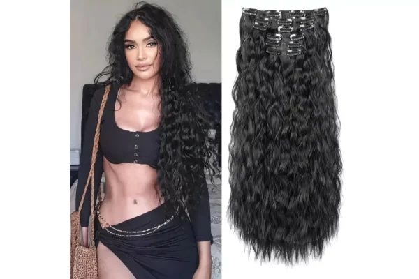 Flyroseing Halos Hair Extension with Transparent Wire