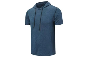 RRP £19.58 Overstock-HUAKANG Gym Tops for Men Running Tops Short HUAKANG Gym Tops for Men Running Tops Short