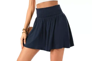 RRP £21.55 Marvmys Shorts Womens UK Women's High Waisted Skort Marvmys Shorts Womens UK Women's High Waisted Skort