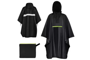RRP £21.97 ENONEO Waterproof Rain Poncho Adult Reusable Rain Poncho ENONEO Waterproof Rain Poncho Adult Reusable Rain Poncho