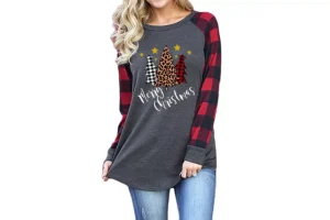 RRP £22.04 Overstock-MAFA Women Christmas T Shirts Long Sleeve Xmas Tunic Tops C-Grey M MAFA Women Christmas T Shirts Long Sleeve Xmas Tunic Tops C-Grey M