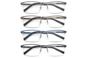 RRP £22.78 MODFANS 4-Pack Reading Glasses Men Women Blue Light MODFANS 4-Pack Reading Glasses Men Women Blue Light