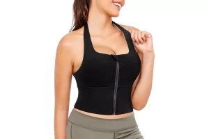 RRP £25.02 Overstock-KUMAYES Backless Sports Bras for Women Front KUMAYES Backless Sports Bras for Women Front