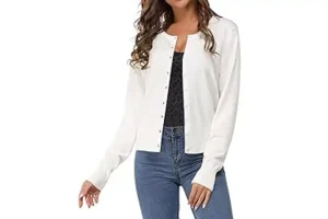 VOTEPRETTY White Cardigans for Women UK Lightweight