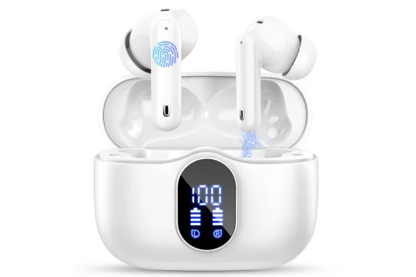 Wireless Earbuds, Bluetooth 5.4 Headphones In Ear with 4 ENC Mic, 2025