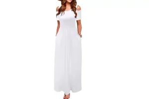 RRP £29.39 STYLEWORD Women's 2023 Summer Cold Shoulder Short Sleeve STYLEWORD Women's 2023 Summer Cold Shoulder Short Sleeve